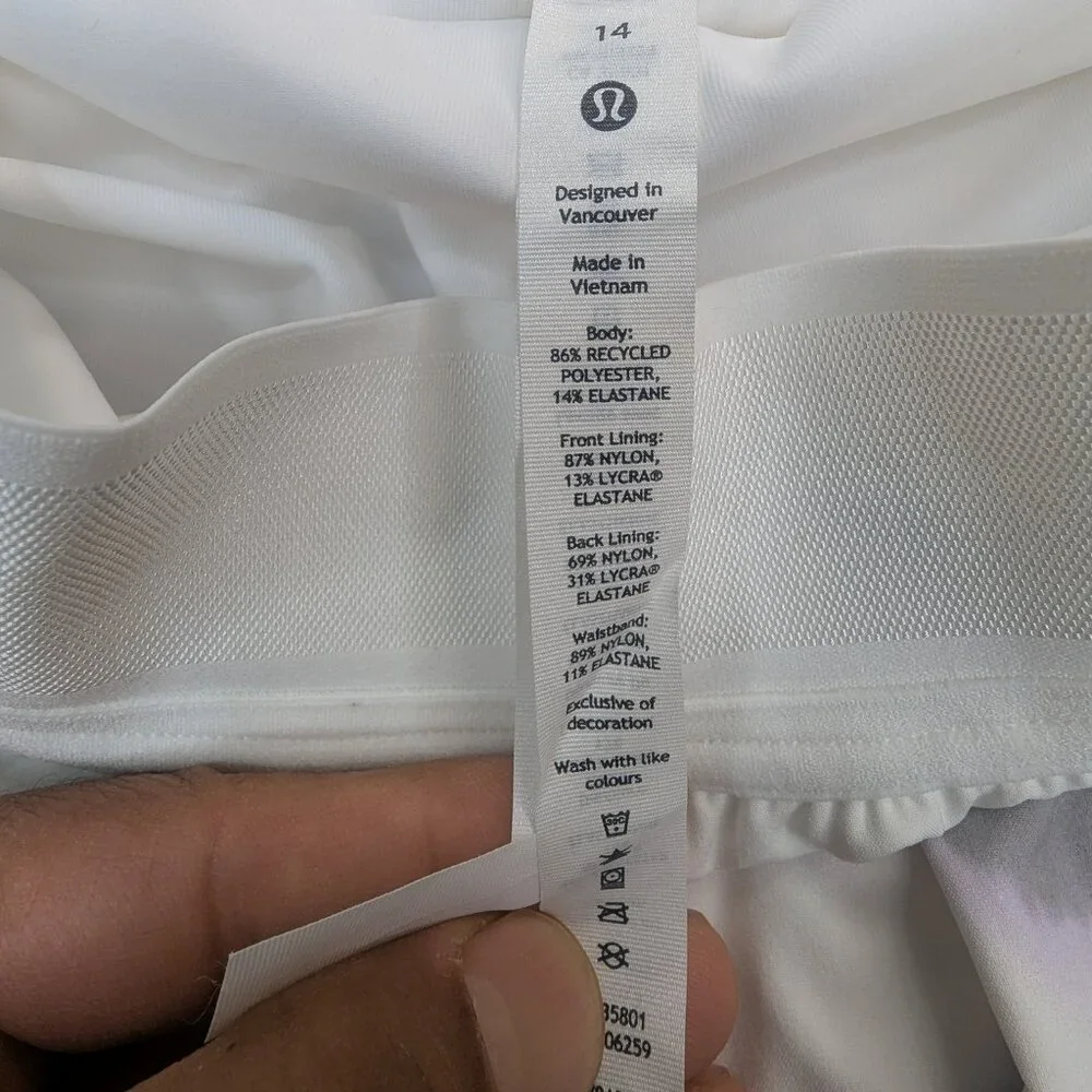 NWT RARE PLUS SIZE Lululemon Court Rival High-Rise Skirt Size 14 TVLM